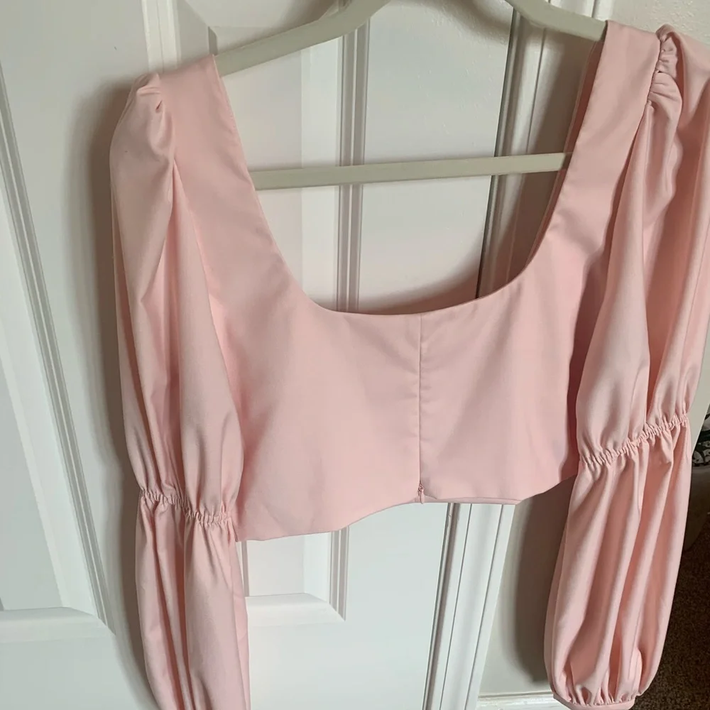 Lovers + Friends Pink Crop Top - Picture 4 of 5